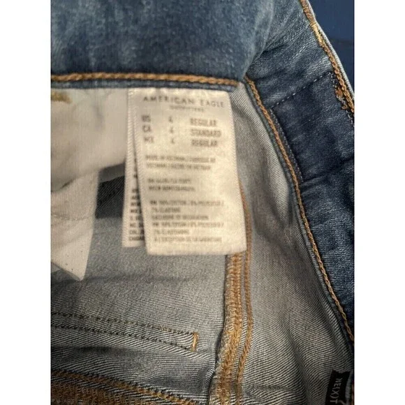 American Eagle Women’s Jeans Next Level Stretch High Rise Jegging Size 4 Regular - Picture 7 of 7